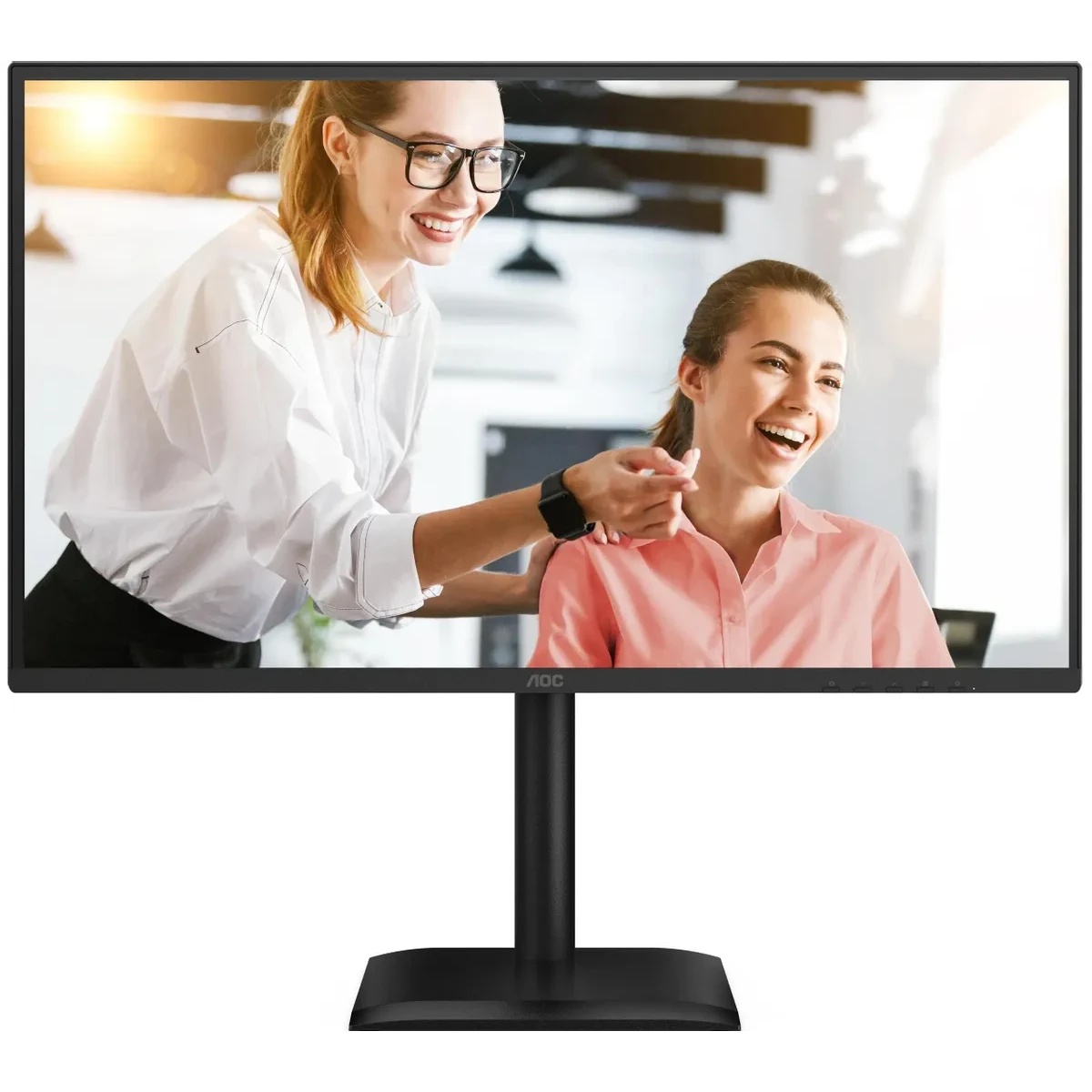 Монитор 27" AOC Q27E4CV IPS 2560x1440, 120 Гц, 4 мс, 16:9, 350 кд/м², HDMI 2.0, DP 1.2, USB-C (90 Вт