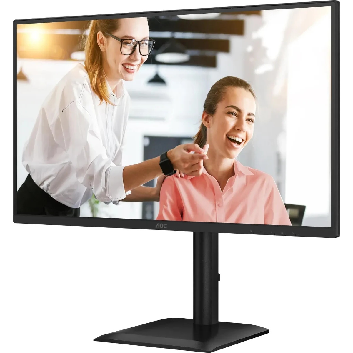 Монитор 27" AOC Q27E4CV IPS 2560x1440, 120 Гц, 4 мс, 16:9, 350 кд/м², HDMI 2.0, DP 1.2, USB-C (90 Вт