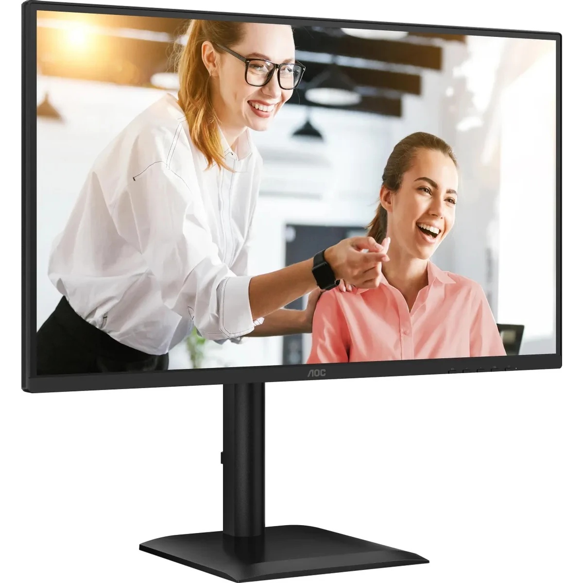 Монитор 27" AOC Q27E4CV IPS 2560x1440, 120 Гц, 4 мс, 16:9, 350 кд/м², HDMI 2.0, DP 1.2, USB-C (90 Вт