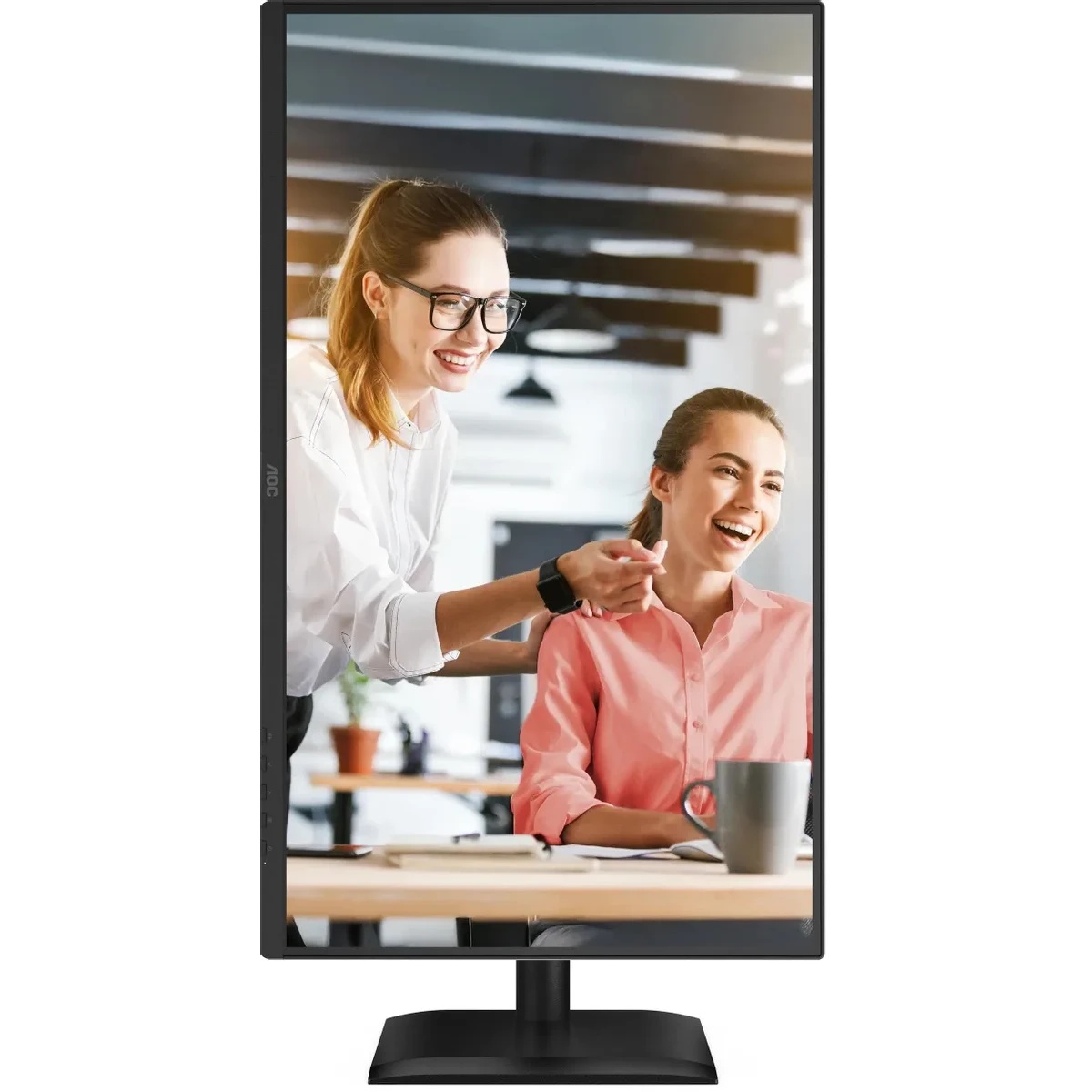 Монитор 27" AOC Q27E4CV IPS 2560x1440, 120 Гц, 4 мс, 16:9, 350 кд/м², HDMI 2.0, DP 1.2, USB-C (90 Вт