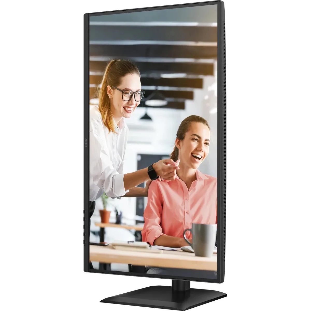 Монитор 27" AOC Q27E4CV IPS 2560x1440, 120 Гц, 4 мс, 16:9, 350 кд/м², HDMI 2.0, DP 1.2, USB-C (90 Вт