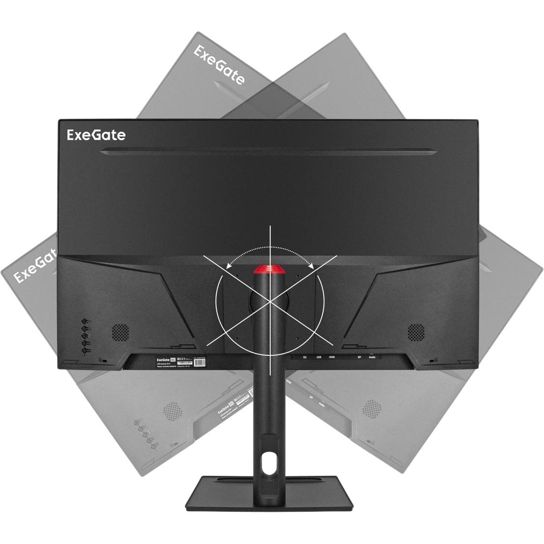 Монитор 31.5" ExeGate SmartView ES3207TA IPS 2560x1440, 75 Гц, 1 мс, 16:9, 300 кд/м², HDMI 2.0, DP,