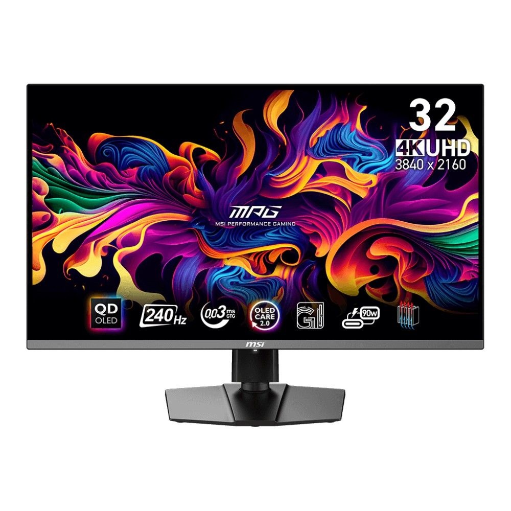 Монитор 31.5" MSI MPG 321URX QD-OLED 3840x2160, 240 Гц, 0.03 мс, 16:9, 250 кд/м², 2xHDMI 2.1, DP 1.4