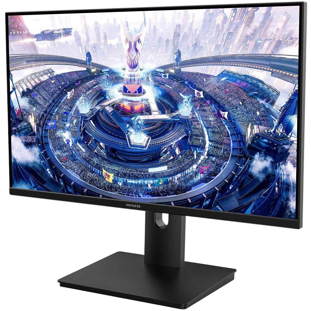 Монитор 27" Aiwa MQ271A IPS 2560x1440, 100 Гц, 4 мс, 16:9, 300 кд/м², HDMI 2.0, DP 1.2, USB-C (15 Вт