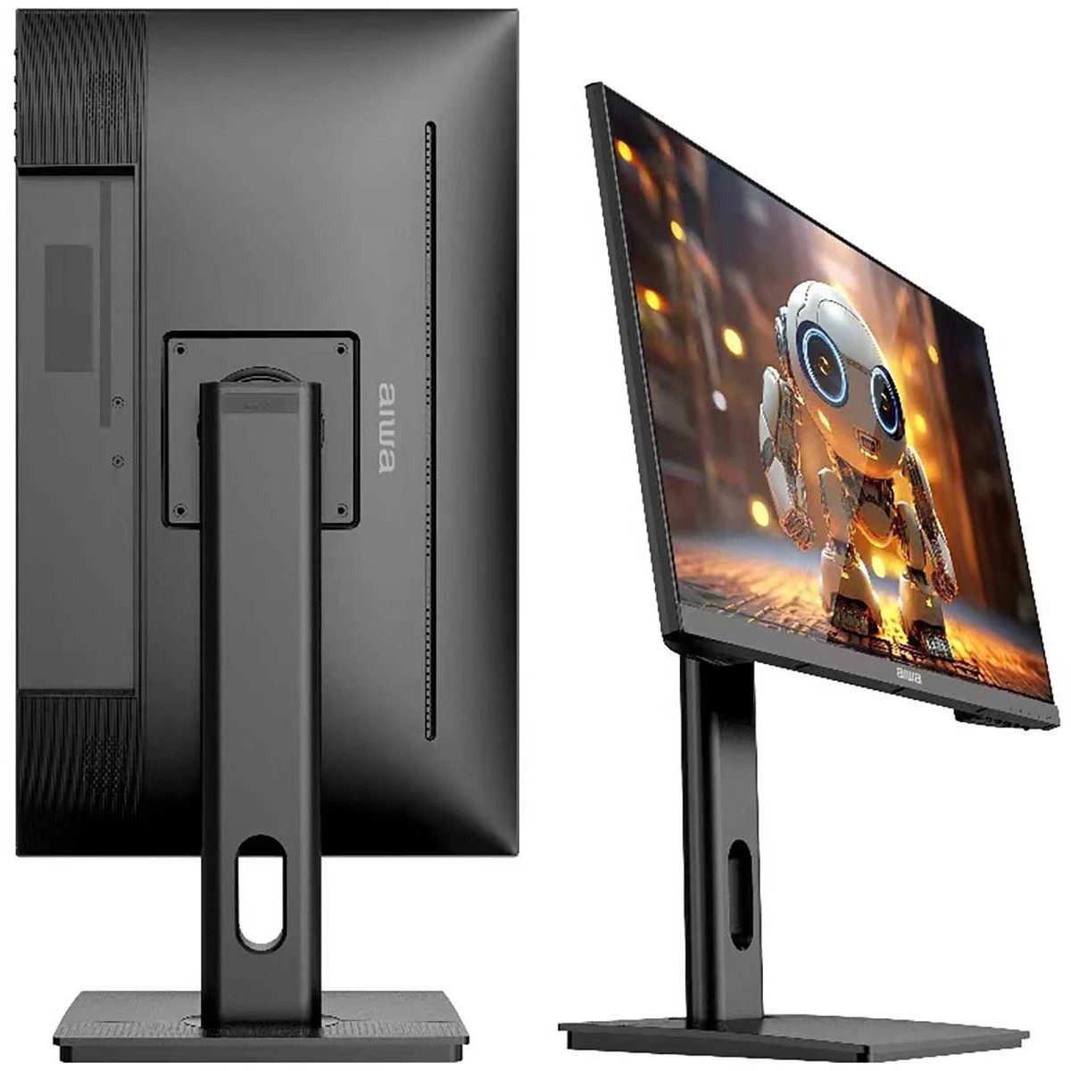 Монитор 27" Aiwa MF2711 IPS 1920x1080, 120 Гц, 4 мс, 16:9, 300 кд/м², VGA, HDMI 1.4, DP 1.2, 3.5 Jac
