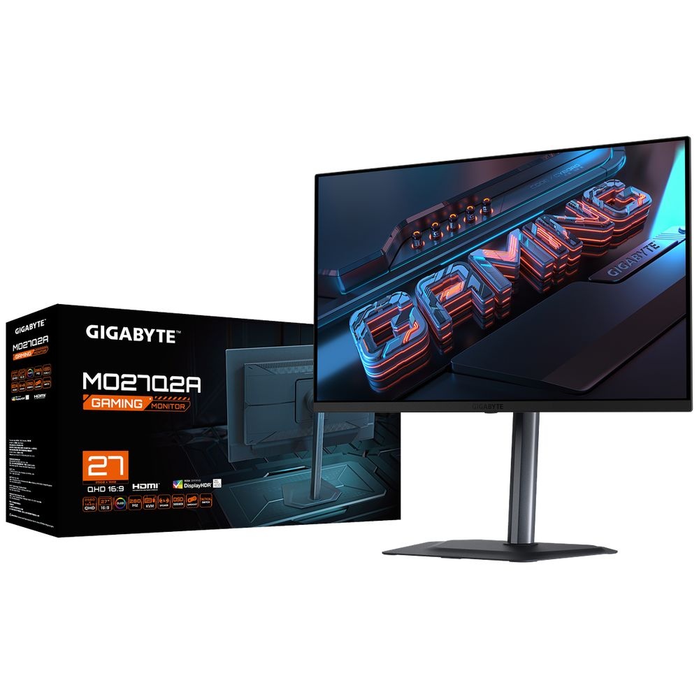Монитор 26.5" Gigabyte MO27Q2A EK черный (QD-OLED, 2560x1440, , 0,03 ms, 178°/178°, 250 cd/m, 1,5 мл