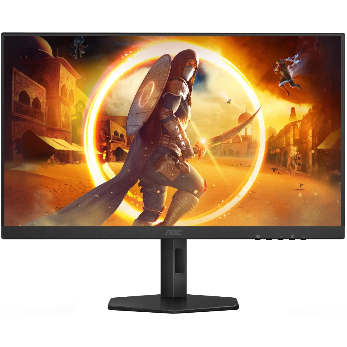 Монитор 27" AOC Q27G4XF Fast IPS 2560x1440, 180 Гц, 0.5 мс, 16:9, 300 кд/м², HDMI 2.0, DP 1.4, 3.5 J