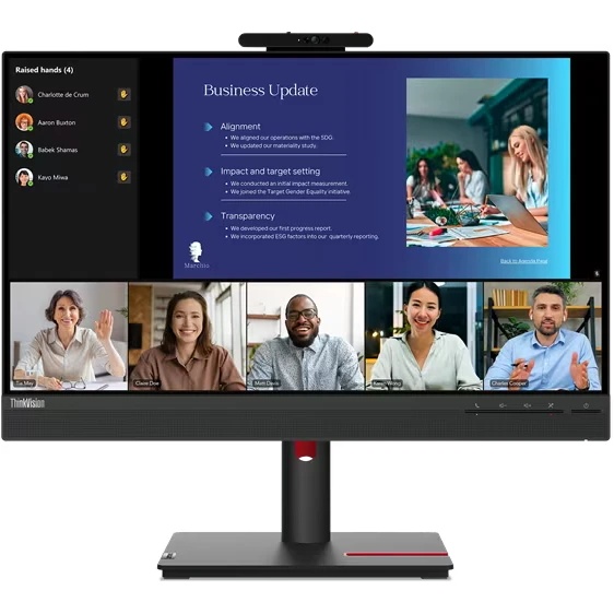 Монитор 23.8" Lenovo ThinkVision T24v-30 IPS 1920x1080, 75 Гц, 4 мс, 16:9, 250 кд/м², VGA, HDMI 1.4,