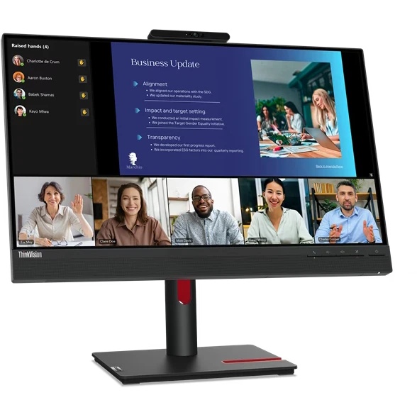 Монитор 23.8" Lenovo ThinkVision T24v-30 IPS 1920x1080, 75 Гц, 4 мс, 16:9, 250 кд/м², VGA, HDMI 1.4,