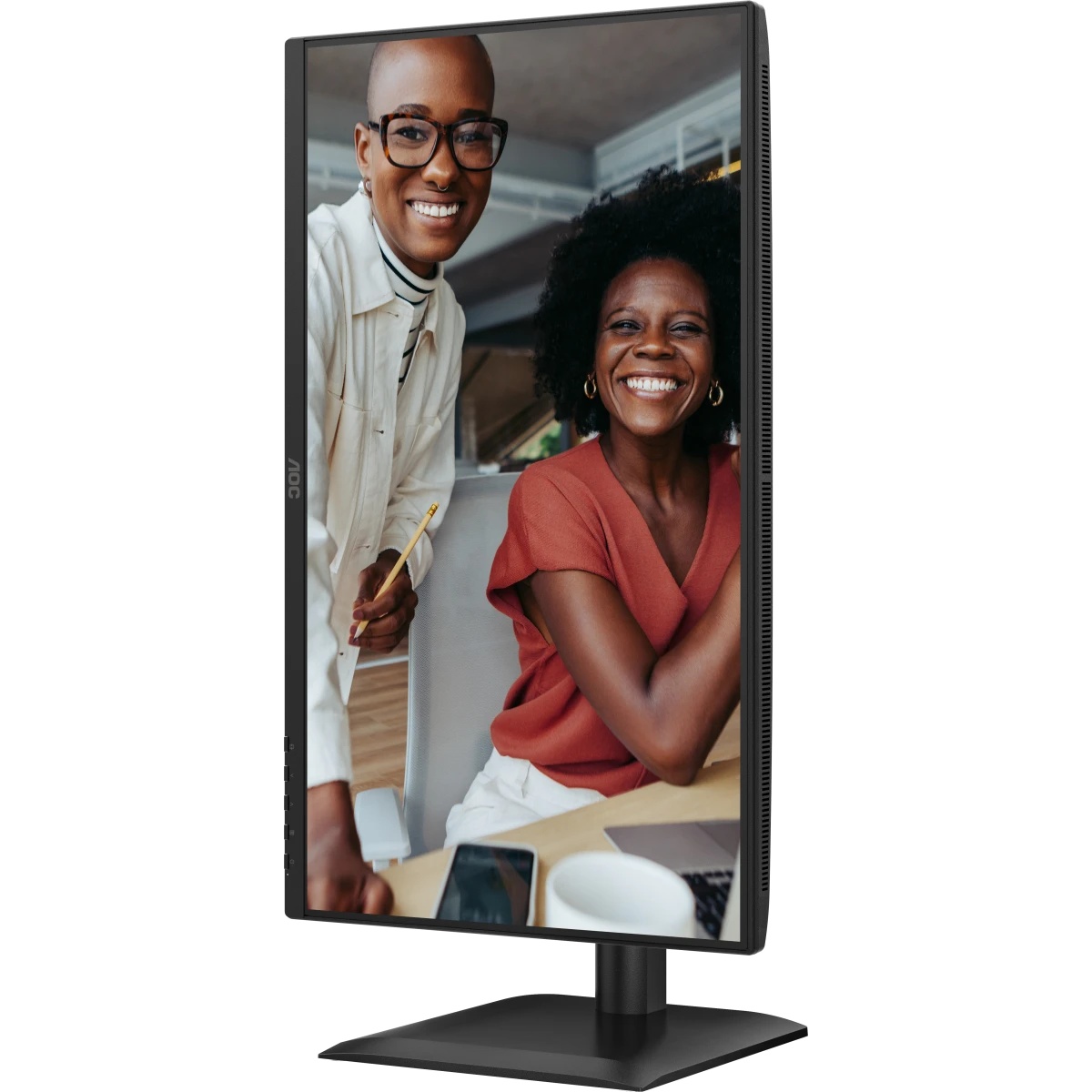 Монитор 23.8" AOC 24E4U IPS 1920x1080, 120 Гц, 4 мс, 16:9, 300 кд/м², HDMI 1.4, DP 1.2, VGA, USB-C,