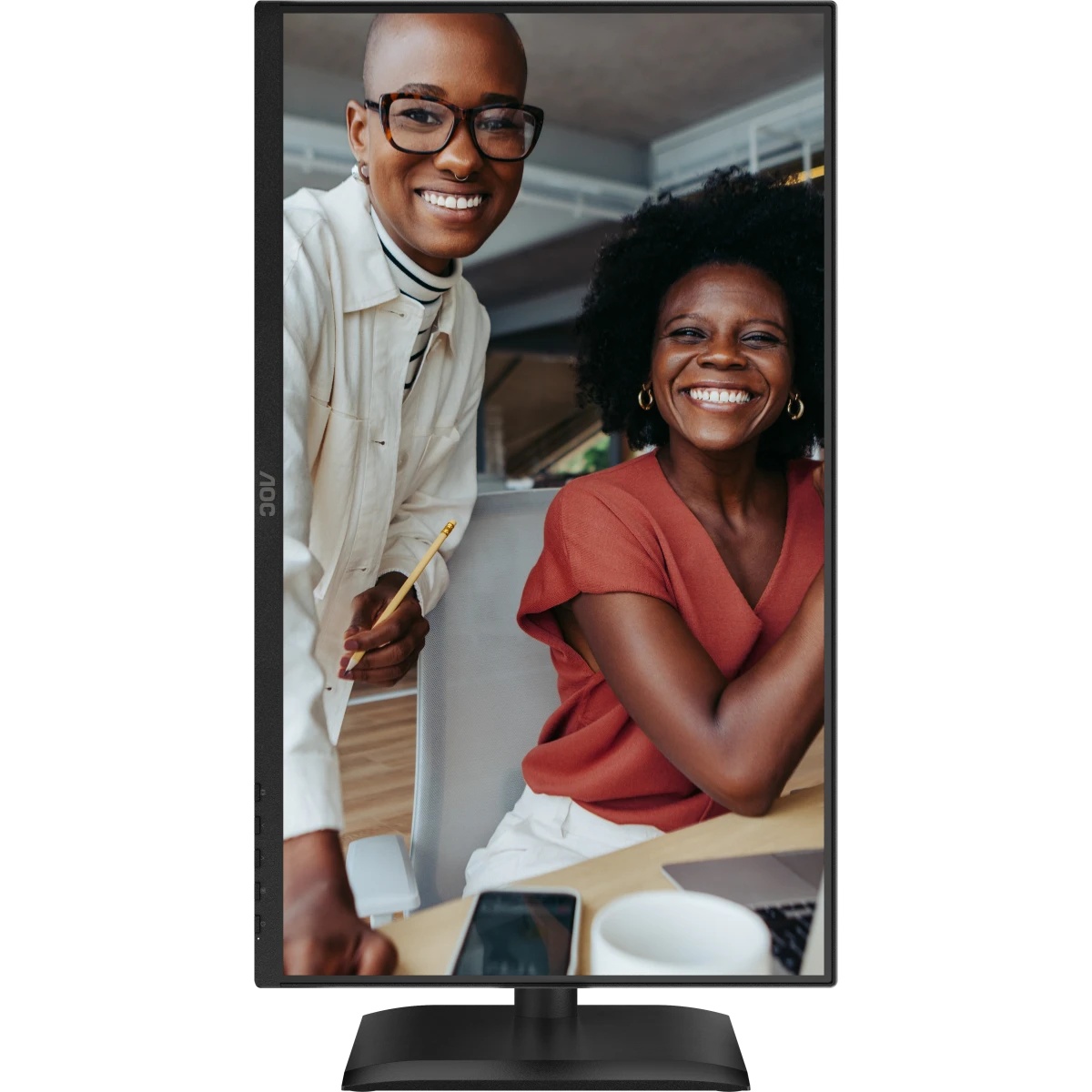 Монитор 23.8" AOC 24E4CV IPS 1920x1080, 120 Гц, 4 мс, 16:9, 300 кд/м², HDMI, DP 1.4, USB-C (90 Вт),