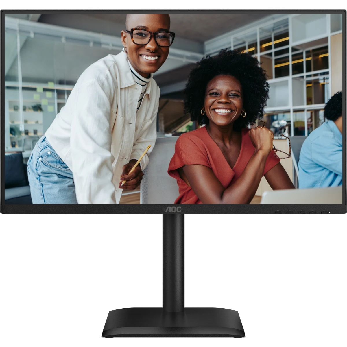 Монитор 23.8" AOC 24E4CV IPS 1920x1080, 120 Гц, 4 мс, 16:9, 300 кд/м², HDMI, DP 1.4, USB-C (90 Вт),