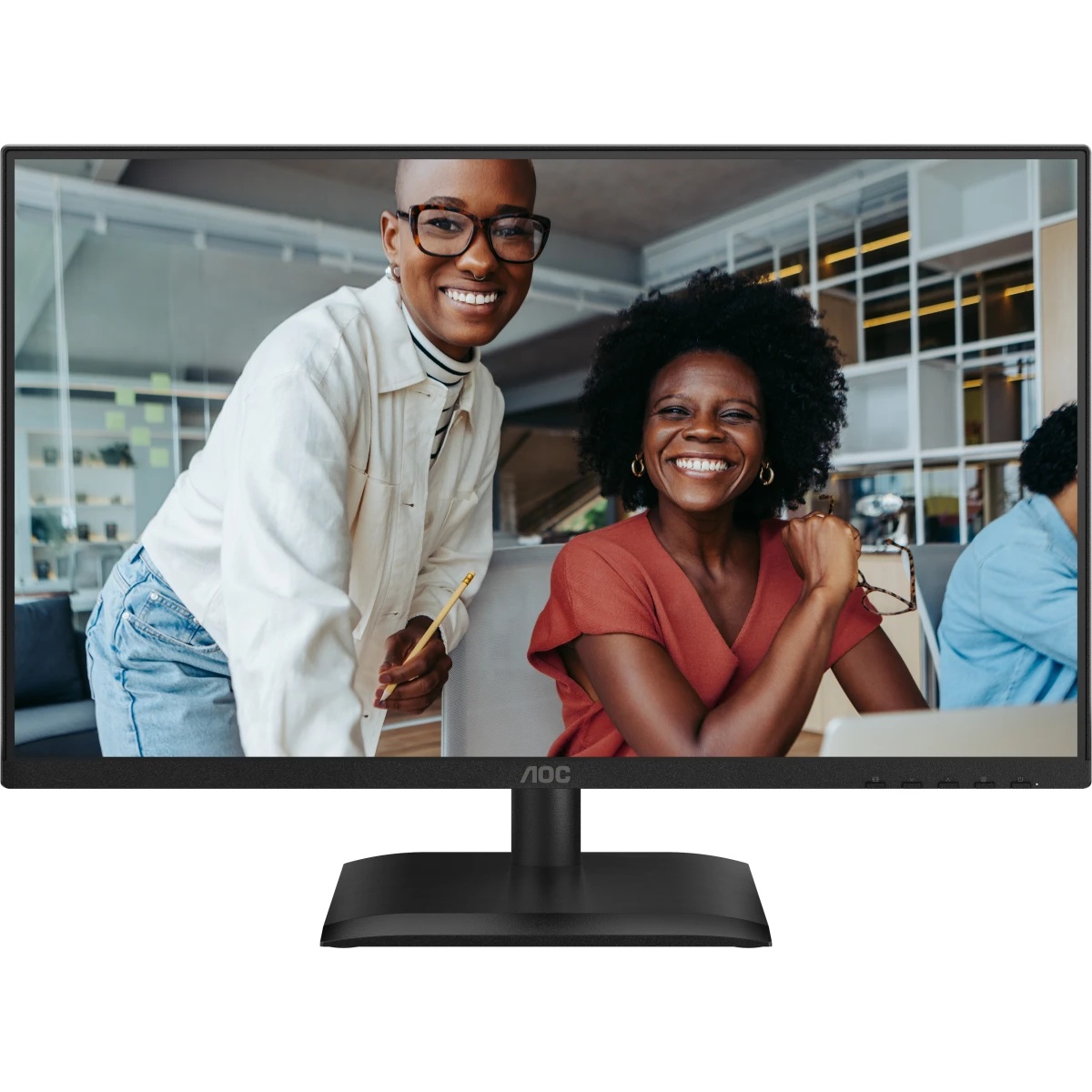 Монитор 23.8" AOC 24E4CV IPS 1920x1080, 120 Гц, 4 мс, 16:9, 300 кд/м², HDMI, DP 1.4, USB-C (90 Вт),
