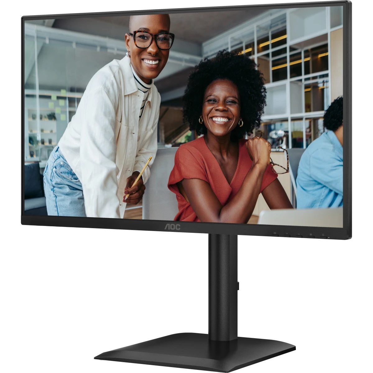 Монитор 23.8" AOC 24E4CV IPS 1920x1080, 120 Гц, 4 мс, 16:9, 300 кд/м², HDMI, DP 1.4, USB-C (90 Вт),