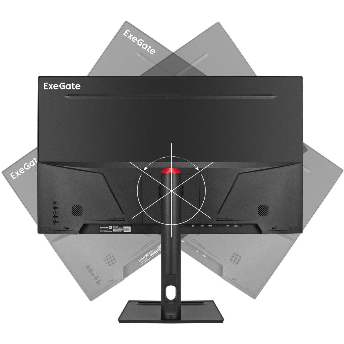 Монитор игровой с аудио 31.5" WQHD 165 Гц ExeGate Combat EG3207TA (IPS LED Grade A+, 2K, 2560x1440@1