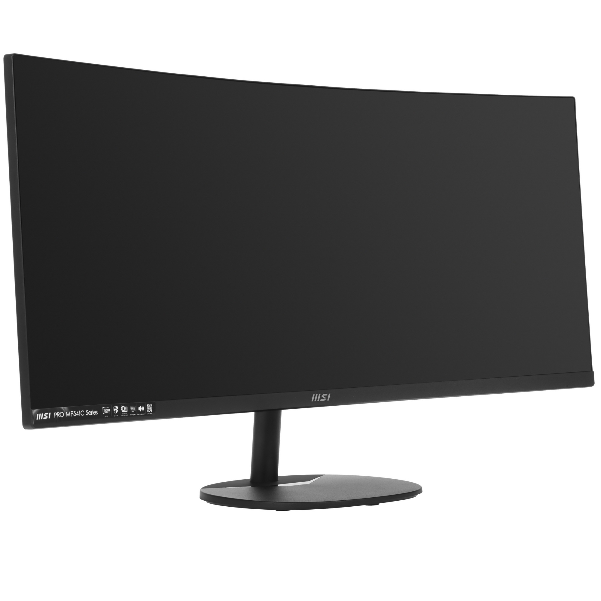 Монитор 34" MSI PRO MP341CQ VA 3440x1440, 100 Гц, 1 мс, 21:9, 300 кд/м², 2xHDMI 2.0b, DP 1.2a, 3.5 J