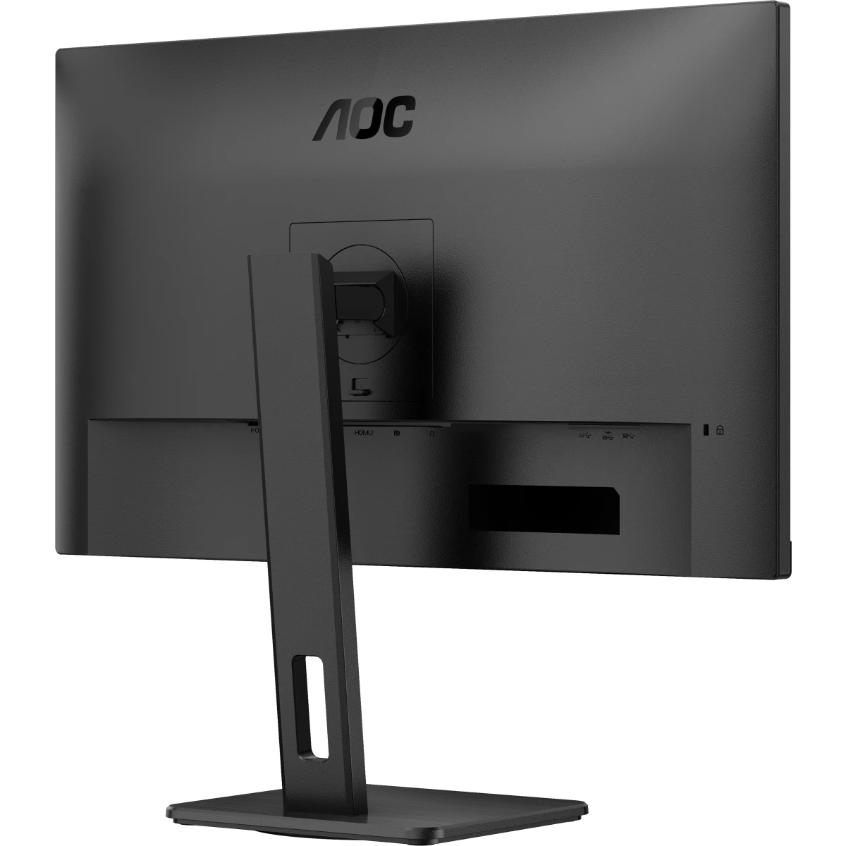 Монитор 27" AOC U27E3UF IPS 3840x2160, 60 Гц, 4 мс, 16:9, 350 кд/м², 2xHDMI 2.0, DP 1.4, 3.5 Jack, д