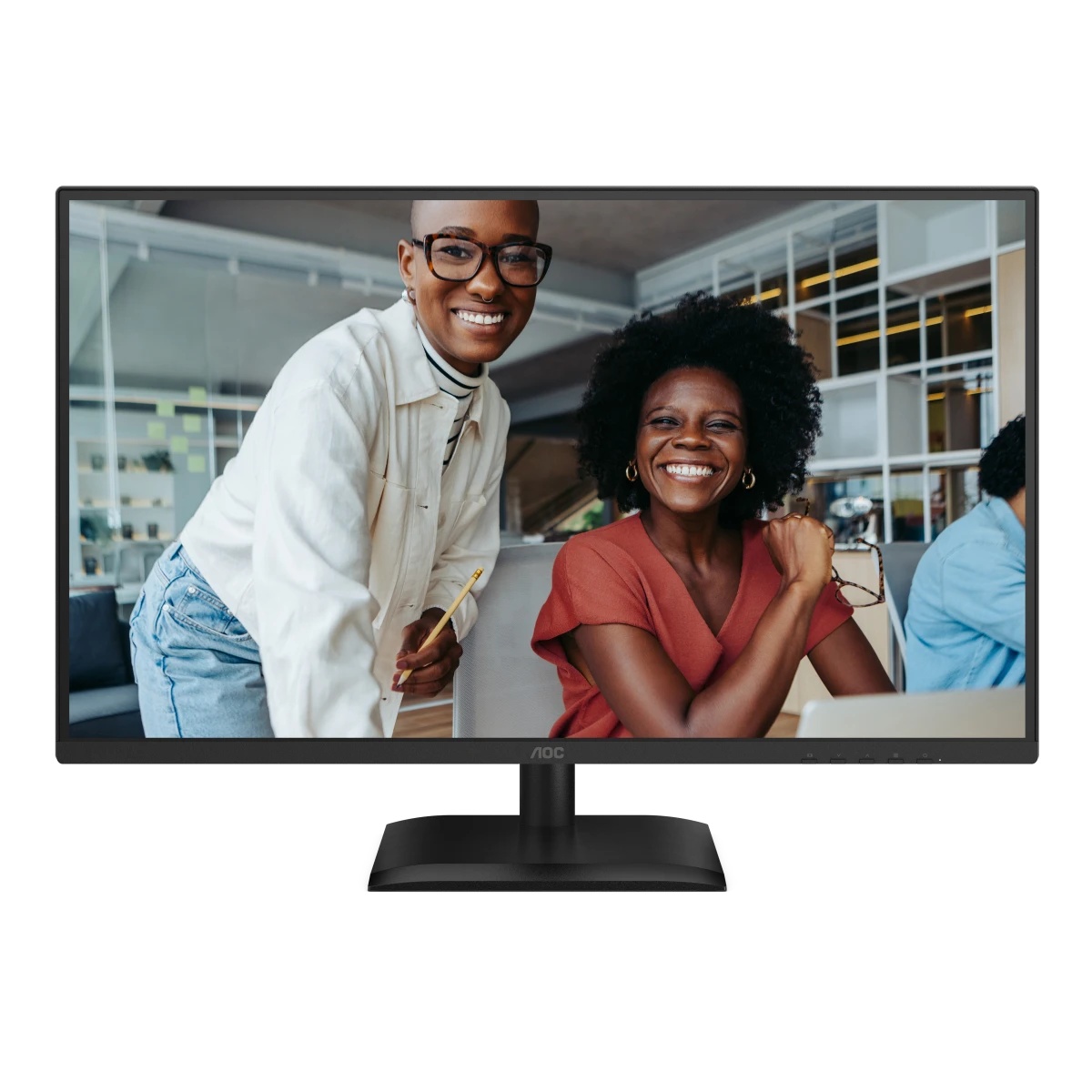 Монитор 27" AOC Q27E4U IPS 2560x1440, 120 Гц, 4 мс, 16:9, 350 кд/м², HDMI 2.0, DP 1.2, 3.5 Jack, USB