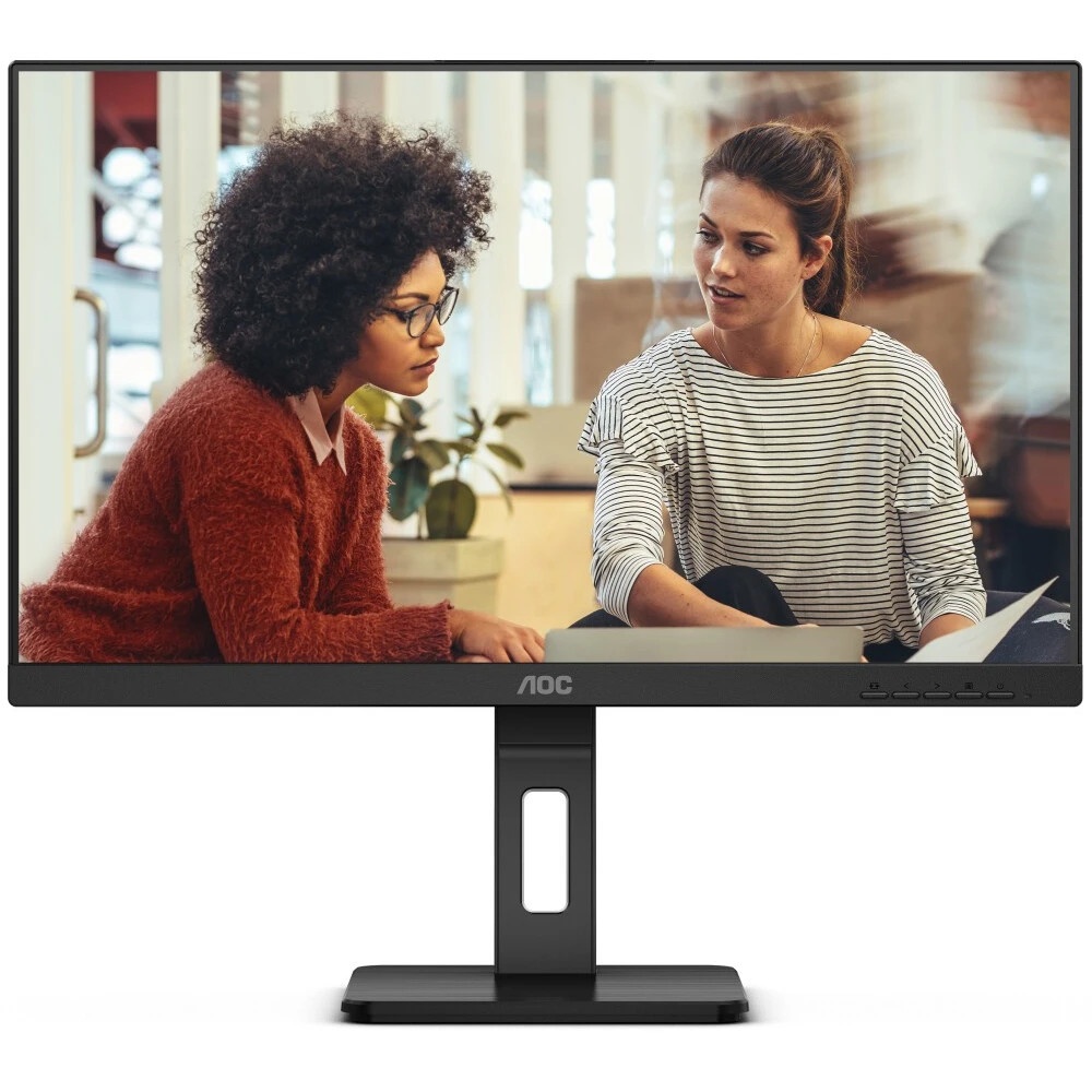 Монитор 27" AOC 27E3QAF Black с поворотом экрана (IPS, 1920x1080, 75Hz, 4 ms, 178°/178°, 300 cd/m, 2