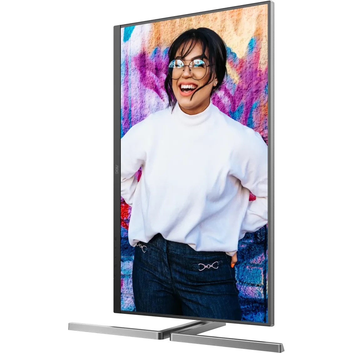 Монитор 31.5" AOC U32U3CV IPS 3840x2160, 60 Гц, 4 мс, 16:9, 400 кд/м², 2xHDMI 2.0, DP 1.4, USB-C, 3.