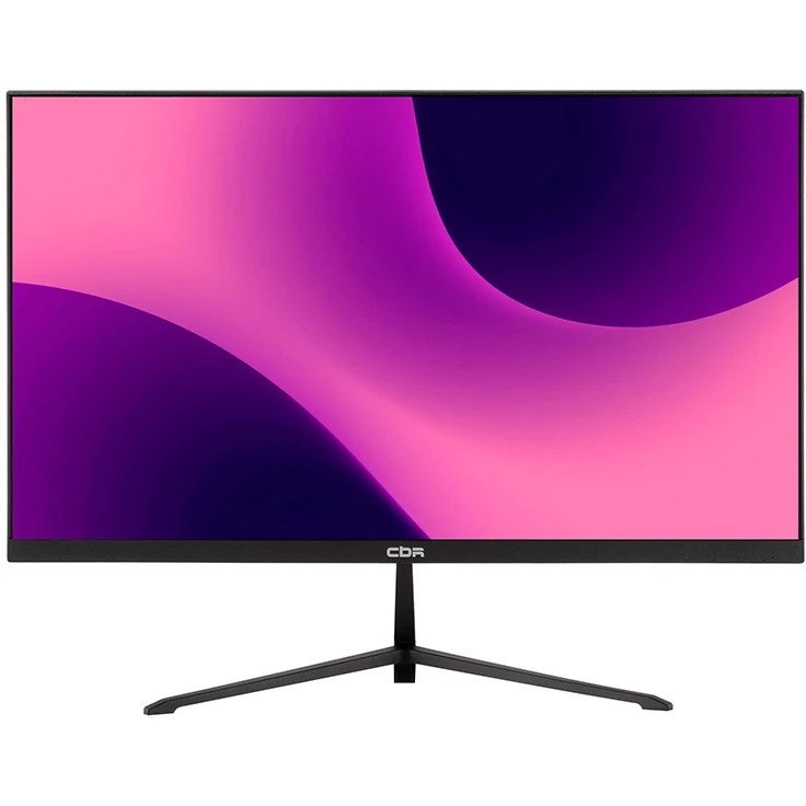 CBR LCD Монитор 23.8" ME-2408, VA, FHD 1920x1080, 100Гц, 1*HDMI/1*VGA, внешний БП, черный, кабель HDMI 1.5м в комплекте, VESA крепление для миниПК LCD-ME2408-OPC