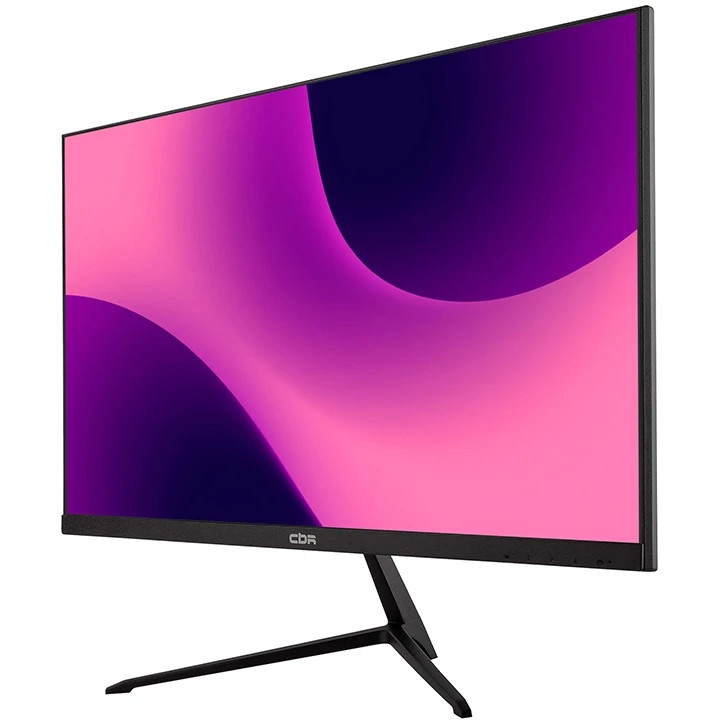 CBR LCD Монитор 23.8" ME-2408, VA, FHD 1920x1080, 100Гц, 1*HDMI/1*VGA, внешний БП, черный, кабель HDMI 1.5м в комплекте, VESA крепление для миниПК LCD-ME2408-OPC