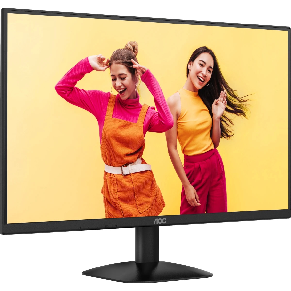 Монитор 27" AOC 1920x1080 WLED 16:9 VA 250cd, 3000:1, 4ms, 178°/178°, VGA, HDMI, 100Hz, Tilt, VESA, External, Black, 3y