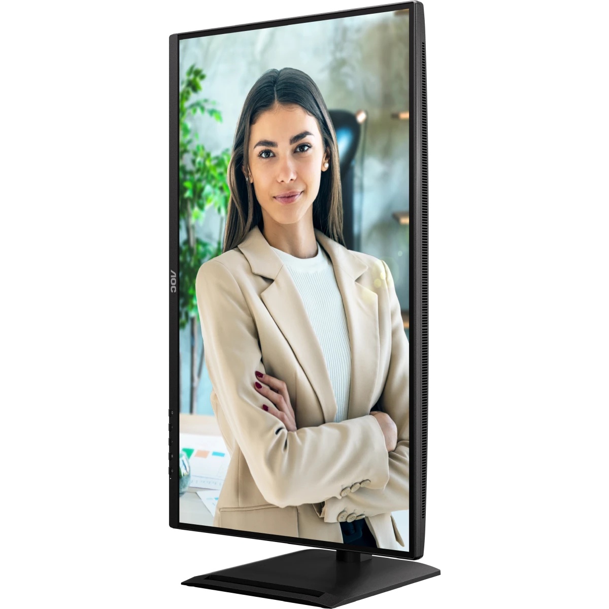 Монитор AOC 27" Q27P4U, 16:9, IPS, QHD, 120Hz, 4ms, 350cd, HDMI, DP, USB, HAS, SPK