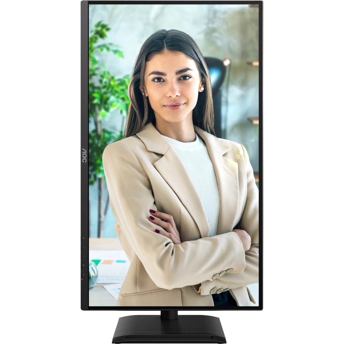 Монитор AOC 27" Q27P4U, 16:9, IPS, QHD, 120Hz, 4ms, 350cd, HDMI, DP, USB, HAS, SPK