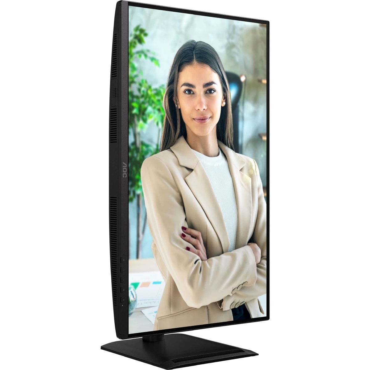 Монитор AOC 27" Q27P4U, 16:9, IPS, QHD, 120Hz, 4ms, 350cd, HDMI, DP, USB, HAS, SPK