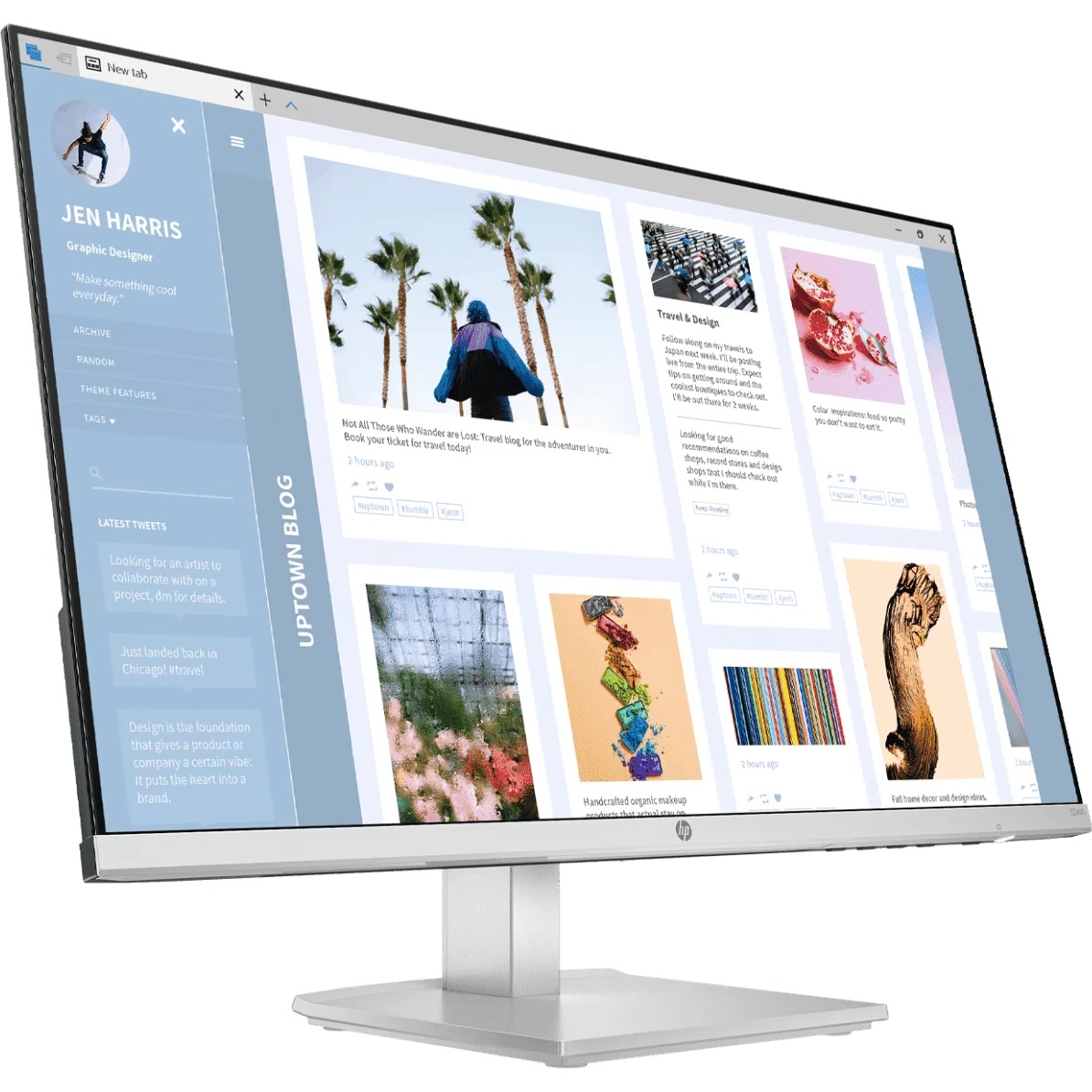 Монитор HP Series 5 23.8 inch - 524sh Monitor 1920x1080 FHD, 16:9, IPS, 300 cd/m2, 5 ms, 178°/178°, HDMI, VGA, 100 Hz, Tilt, HAS, Vesa