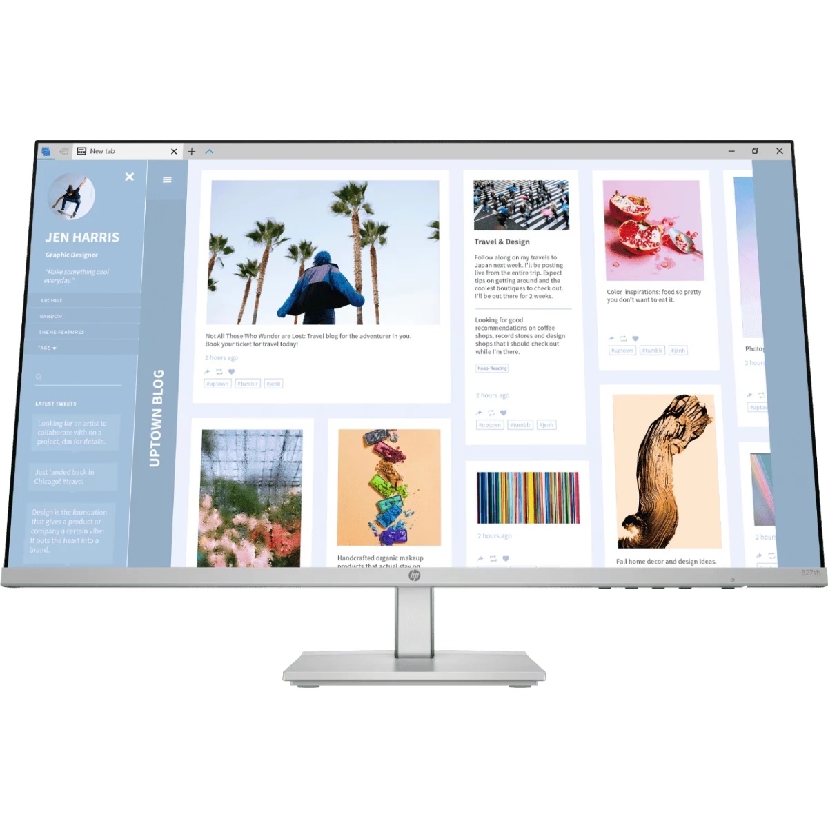 Монитор HP Series 5 27 inch - 527sh Monitor 1920x1080 FHD, 16:9, IPS, 300 cd/m2, 5 ms, 178°/178°, 2xHDMI, VGA, 100 Hz, Tilt, HAS, Vesa