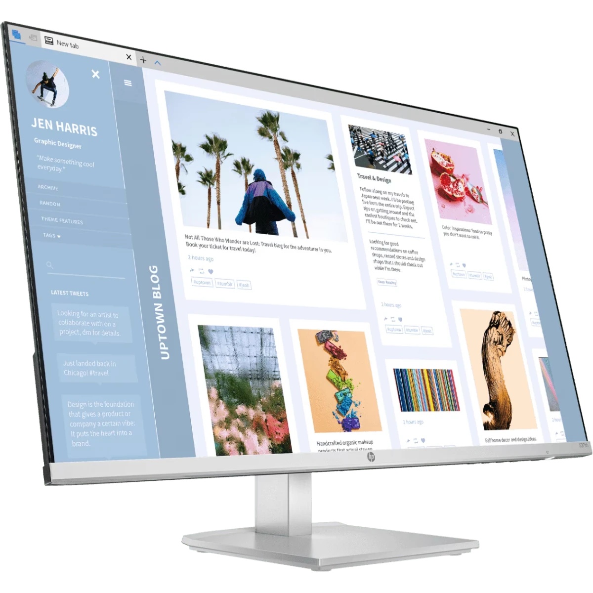 Монитор HP Series 5 27 inch - 527sh Monitor 1920x1080 FHD, 16:9, IPS, 300 cd/m2, 5 ms, 178°/178°, 2xHDMI, VGA, 100 Hz, Tilt, HAS, Vesa
