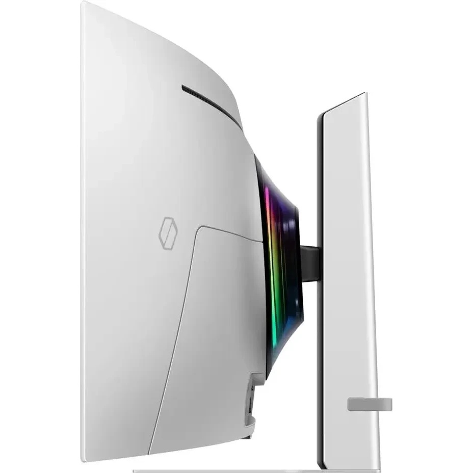 Монитор Samsung 49" Odyssey OLED G9 S49DG934SUXEN серебристый OLED LED 32:9 HDMI полуматовая HAS 250