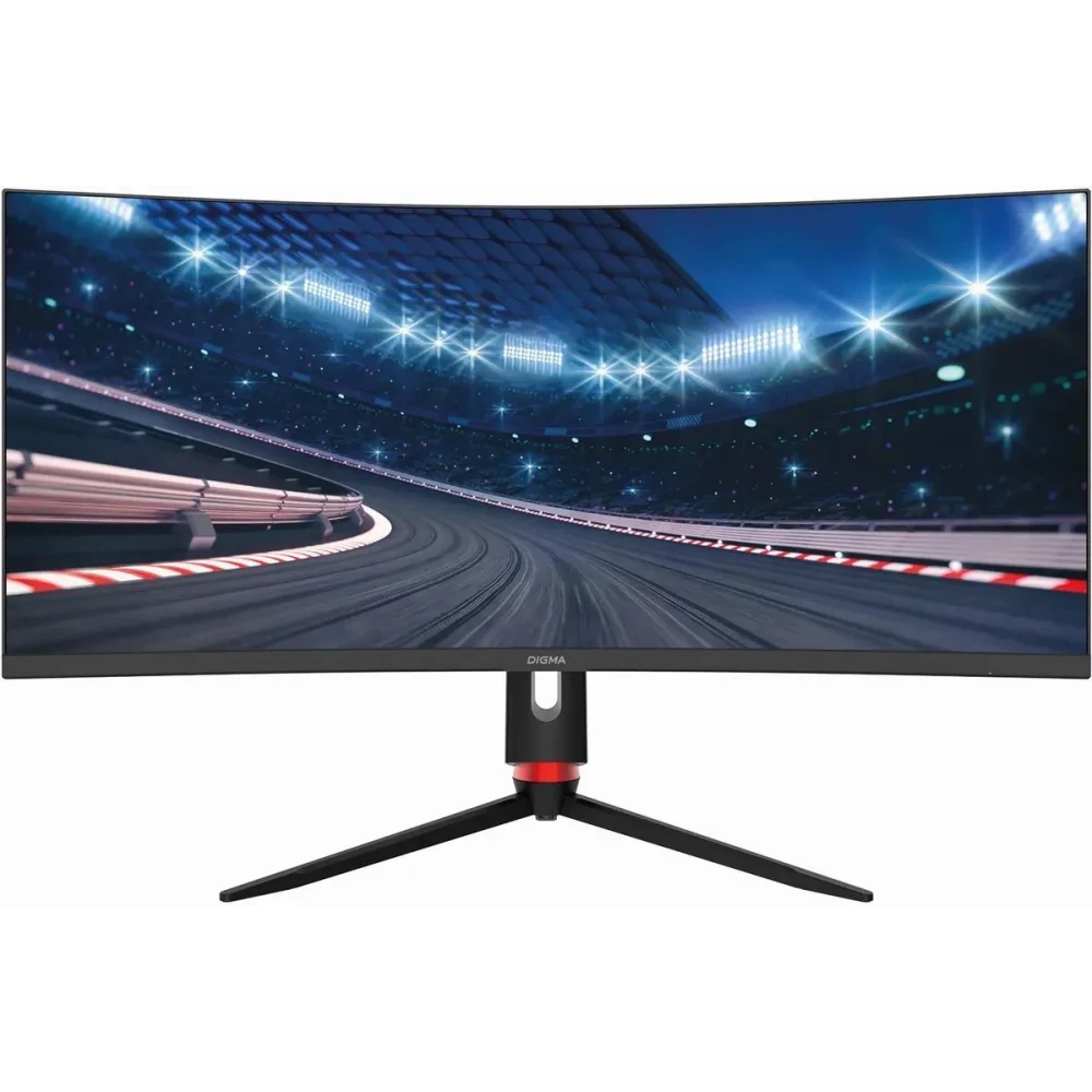Монитор Digma Overdrive 34A711Q 34" VA 3440x1440, 165 Гц, 5 мс, 21:9, 300 кд/м2, 2хHDMI, 2хDP, изогн