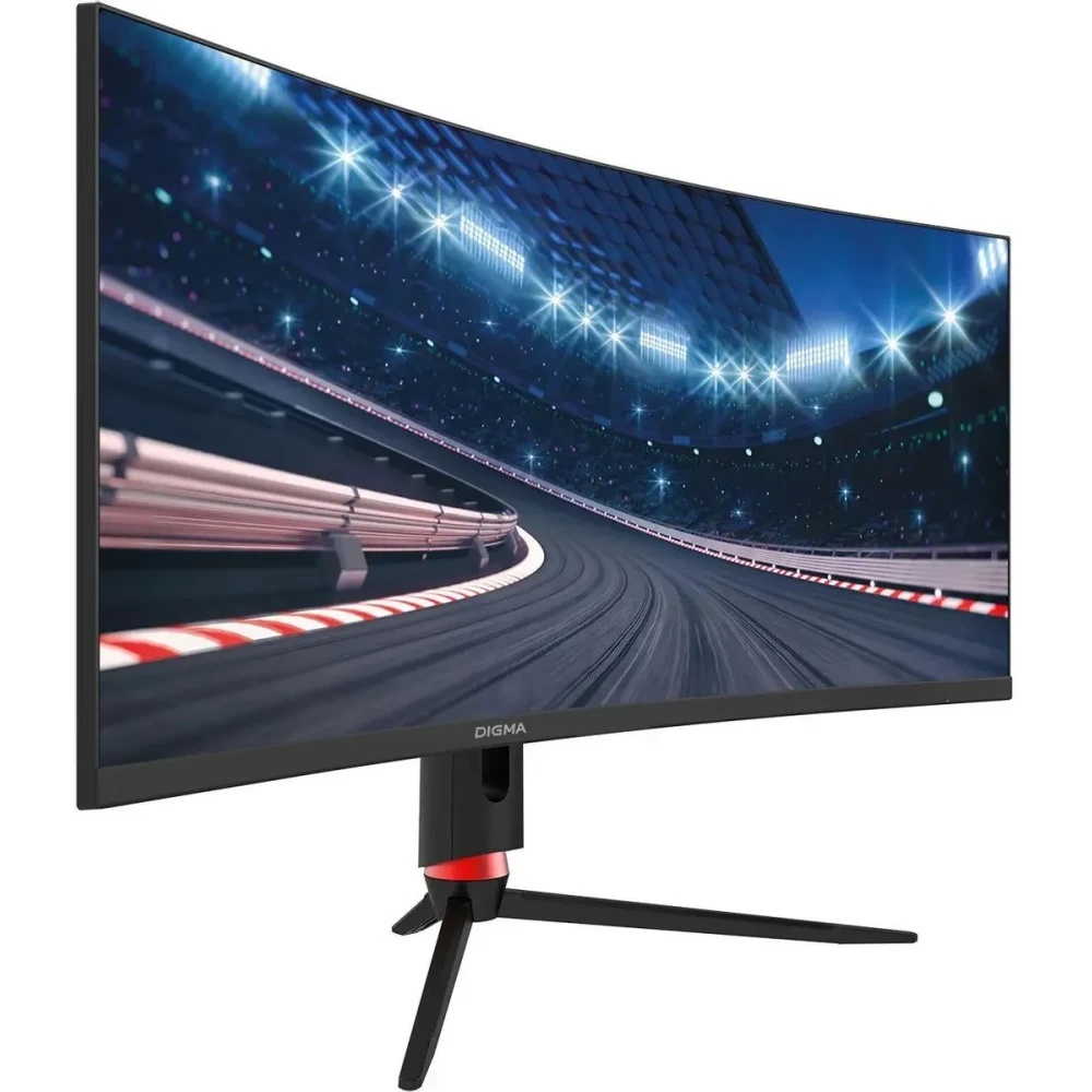 Монитор Digma Overdrive 34A711Q 34" VA 3440x1440, 165 Гц, 5 мс, 21:9, 300 кд/м2, 2хHDMI, 2хDP, изогн