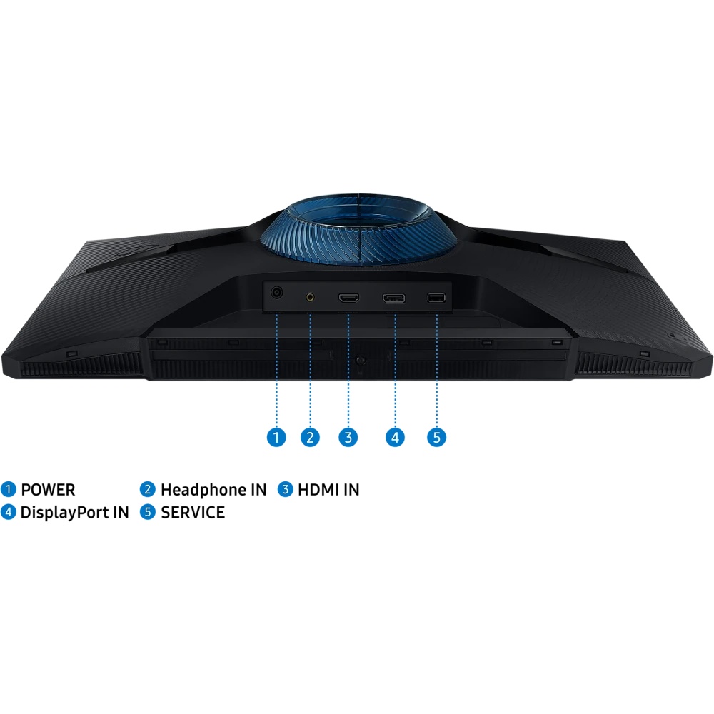 Монитор 24" Samsung Odyssey G3 VA 1920x1080, 180 Гц, 1 мс (MPRT), 16:9, 250 кд/м², HDMI 2.0, DP 1.4,