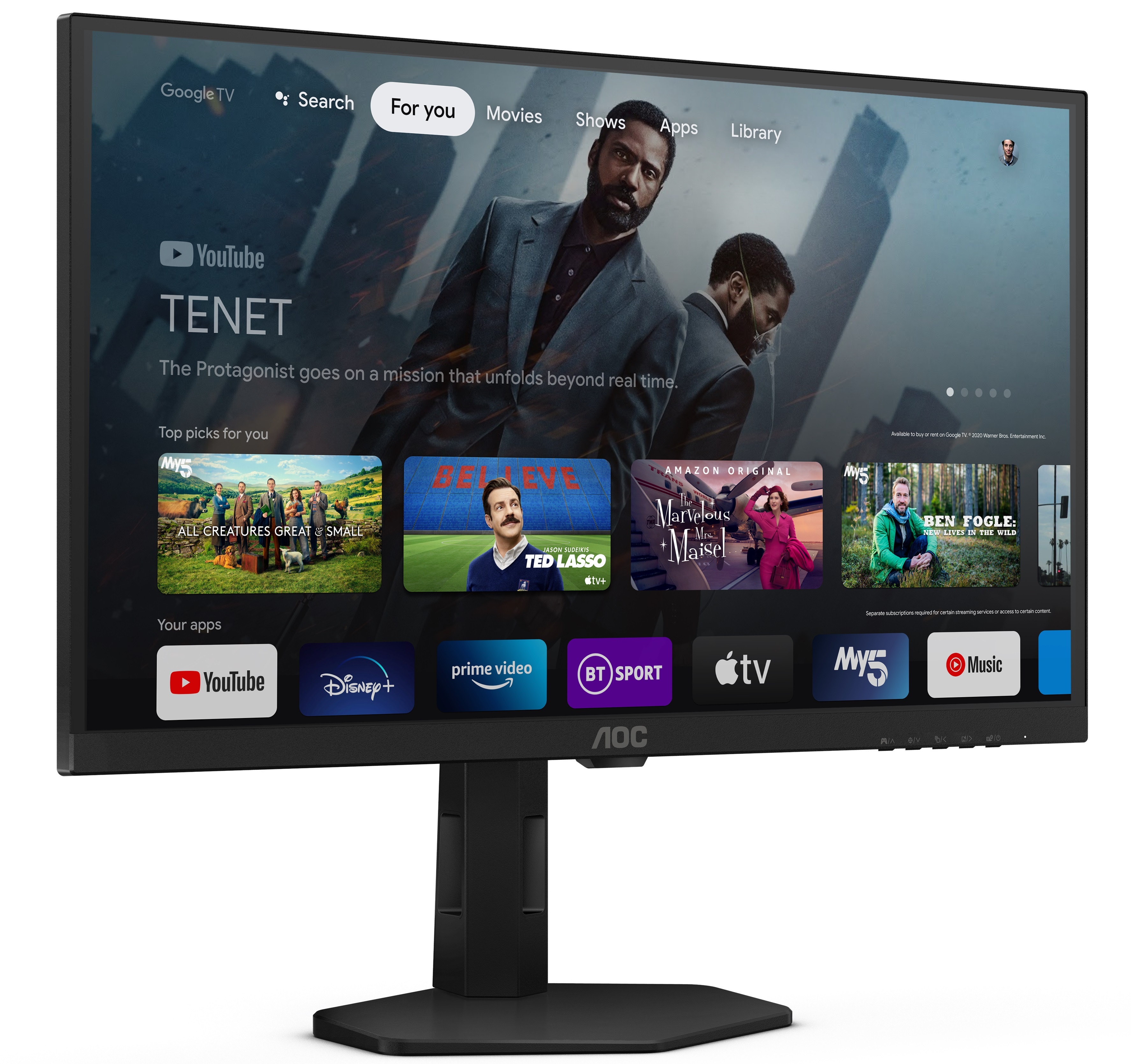 Монитор 27" AOC Q27G4XY Black (VA, 2560x1440, 180Hz, 0.3 ms, 178°/178°, 450 cd/m, 80M:1, 2xHDMI 2.0, DisplayPort 1.4, Pivot)