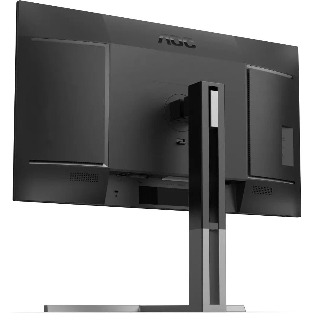 Монитор 27" AOC U27U3CV Black (4K, Nano IPS, 3840x2160, 60Hz, 4 ms, 178°/178°, 400 cd/m, 1300:1 50M:1,2xHDMI 2.0, +DisplayPort 1.4,  DP Out, 4 x USB3.2 type A Gen2, USB-C Docking  (96Вт), LAN, SPK, Pivot)