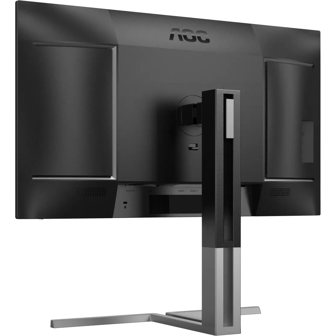 Монитор 27" AOC U27U3CV Black (4K, Nano IPS, 3840x2160, 60Hz, 4 ms, 178°/178°, 400 cd/m, 1300:1 50M:1,2xHDMI 2.0, +DisplayPort 1.4,  DP Out, 4 x USB3.2 type A Gen2, USB-C Docking  (96Вт), LAN, SPK, Pivot)