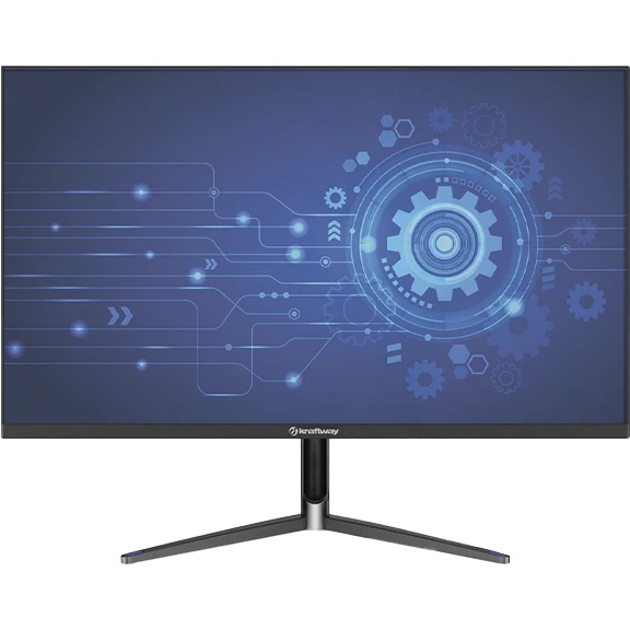 Монитор Kraftway KraftView 27'' LED Monitor 1920x1080, 16:9, IPS, 250 cd/m2, 1000:1, 5ms, 178°/178°, VGA, HDMI, DP, 60Hz, speak,наклон, внутр. бп.  Black МИНПРОМТОРГ (МПТ) 1г