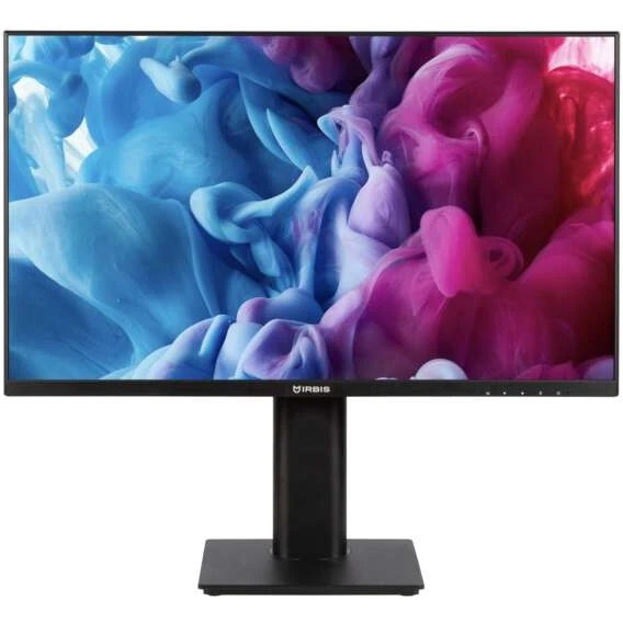 Монитор IRBIS MIR View24 23.8'' LED Monitor 1920x1080, 16:9, IPS, 250 cd/m2, 1000:1, 5ms, 178°/178°, VGA, HDMI, DP, Audio output, 75Hz, speak,наклон, внутр. бп.  Black  (РФ) 1г