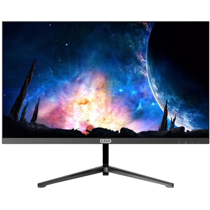 CBR LCD Монитор 27" ME-2709, IPS, FHD 1920x1080, 100Гц, Динамики 2*3W, 1*DP, 1*HDMI, внешний БП, FreeSync, черный, кабель HDMI 1.5м в комплекте, VESA крепление для миниПК LCD-ME2709-OPC