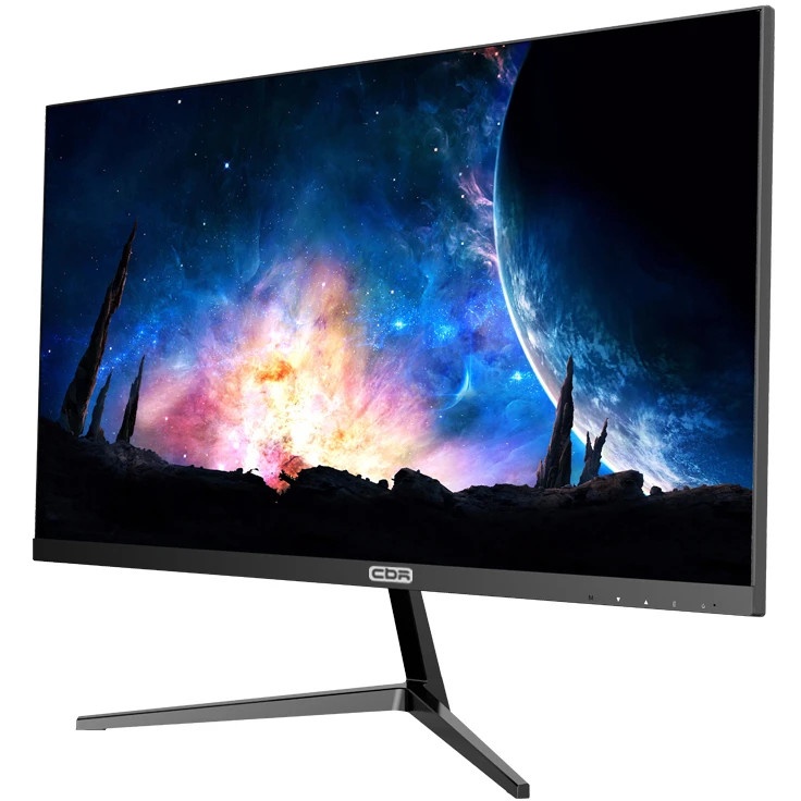 CBR LCD Монитор 27" ME-2709, IPS, FHD 1920x1080, 100Гц, Динамики 2*3W, 1*DP, 1*HDMI, внешний БП, FreeSync, черный, кабель HDMI 1.5м в комплекте, VESA крепление для миниПК LCD-ME2709-OPC