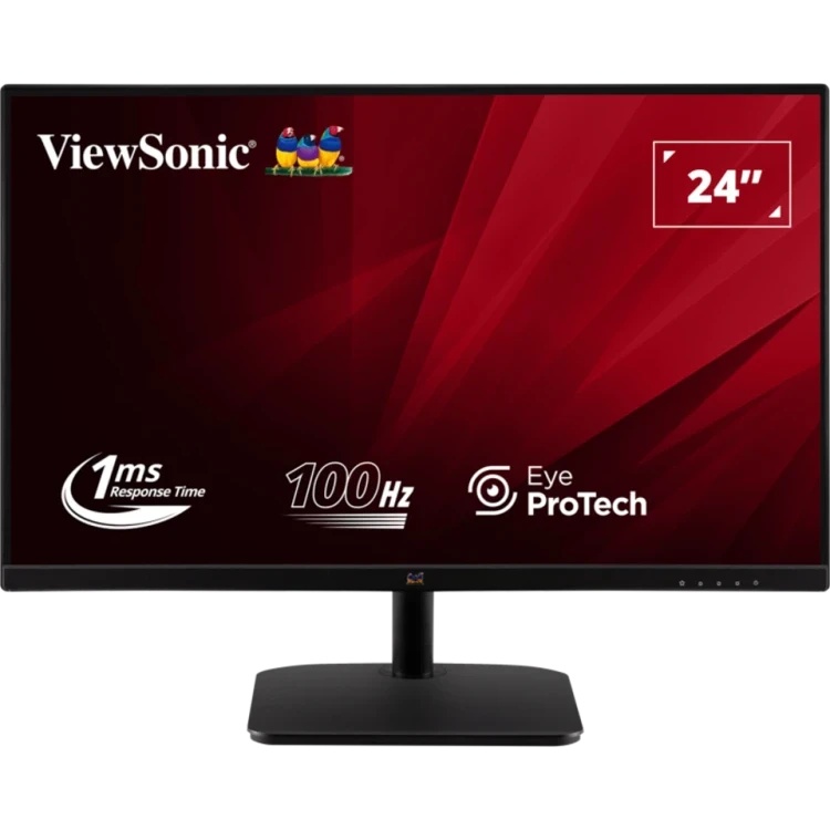 Монитор ViewSonic 24" VA2432-H-2 черный IPS LED 1ms 16:9 HDMI матовая 1300:1 250cd 178гр/178гр 1920x