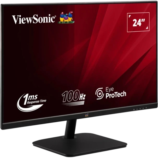 Монитор ViewSonic 24" VA2432-H-2 черный IPS LED 1ms 16:9 HDMI матовая 1300:1 250cd 178гр/178гр 1920x