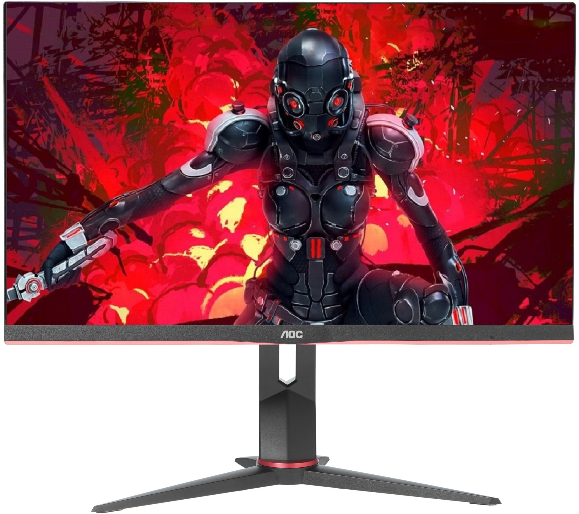 Монитор 27" AOC Q27G2U/BK VA 2560x1440, 144 Гц, 4 мс, 16:9, 250 кд/м2, 2xHDMI, 1xDP, 1x3.5 мм, черны