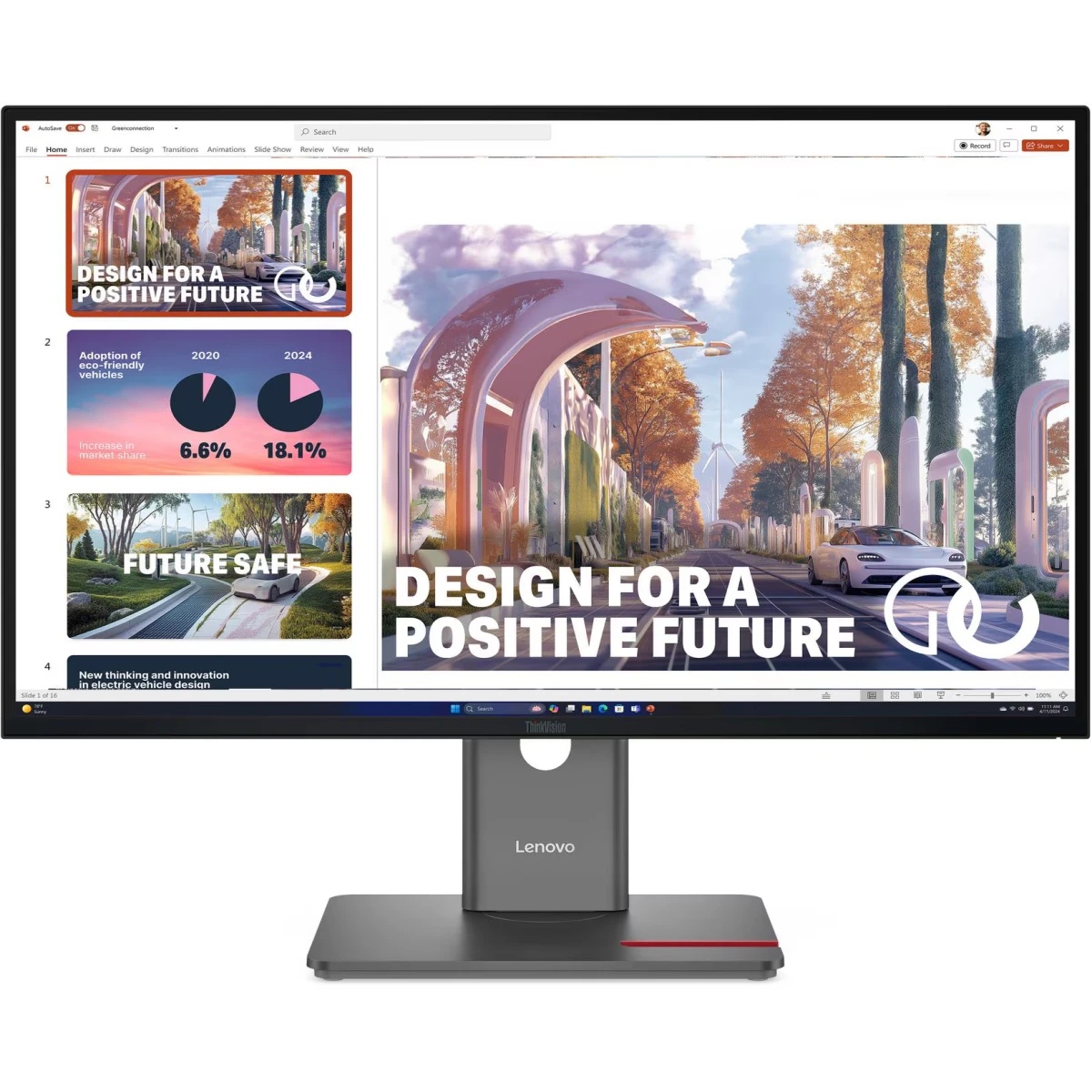 Монитор Lenovo ThinkVision P27QD-40 27" 16:9 QHD (2560x1440) IPS, 120Hz, 350N, 1xHDMI 2.1 TMDS, 1xDP 1.4, 1x DP 1.4 Out, 1x USB-C (DP 1.4), 1x RJ45, 1x USB-C (USB 10Gb, 140W), 1xUSB-B,4xUSB-A,1xUSB-C,LTPS, 1Y