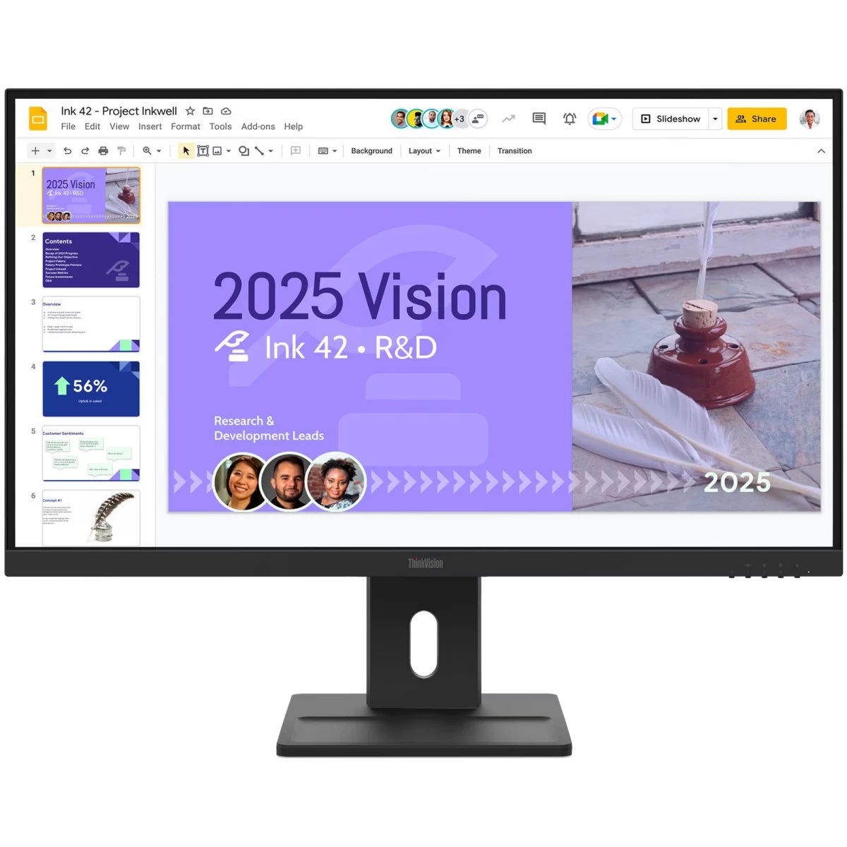 Монитор Lenovo 27" E27q-40, 16:9, IPS, QHD, 4ms, 350cd, 100Hz, HDMI, DP, SPK, HAS