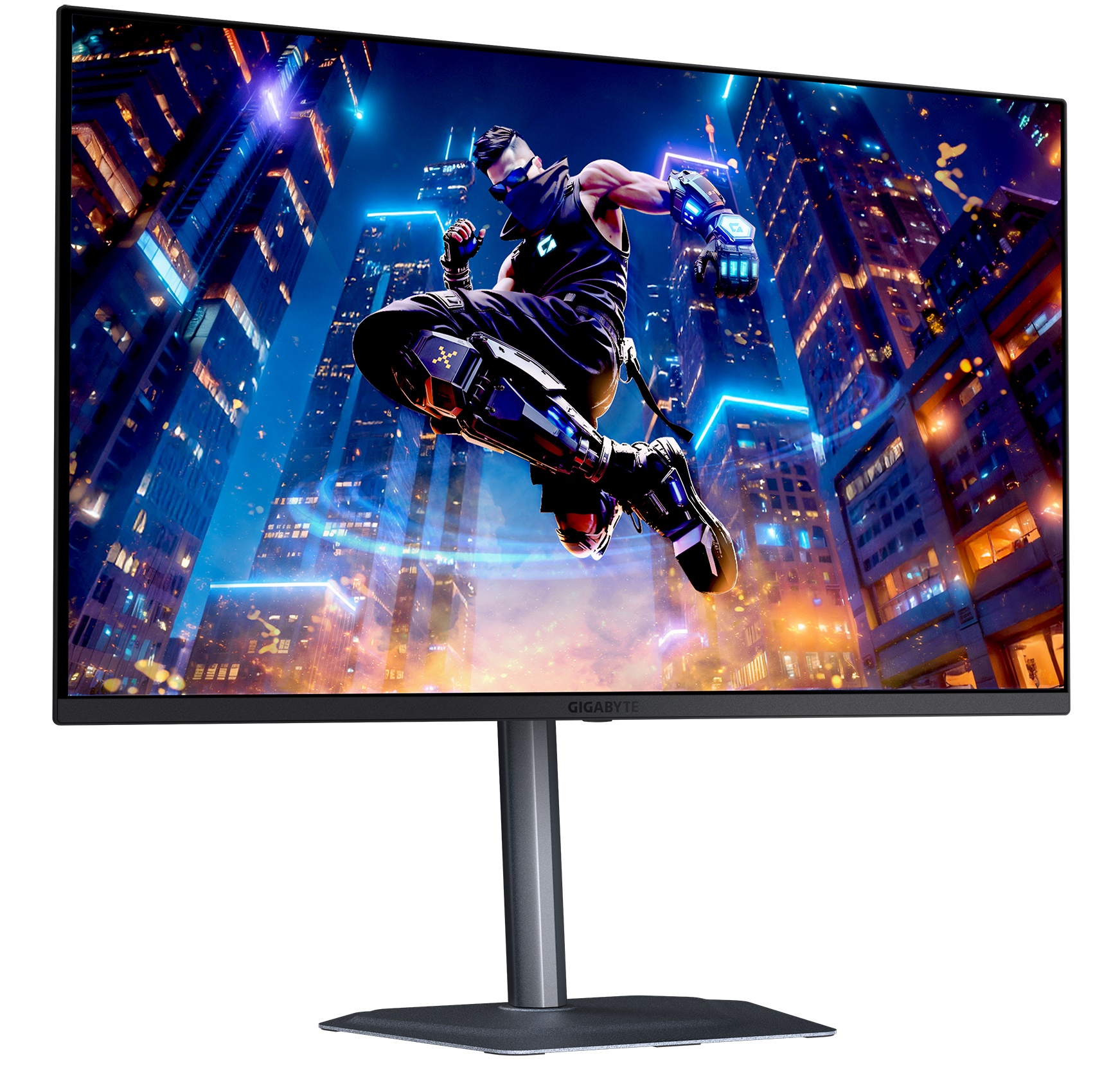 LCD Gigabyte 31.5" MO32U2 EK {QD-OLED 3840x2160 240Hz 0.03ms 178/178 250cd/1000cd 2xHDMI2.1 DisplayPort1.4 3xUSB3.2 USB-C(18Вт) Pivot}